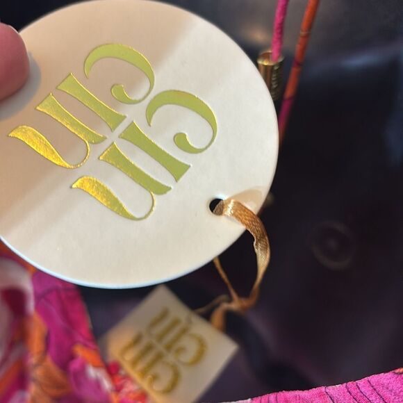 Cin cin women’s maxi dress nova ultraviolet colorful floral sheer summer - Picture 8 of 10